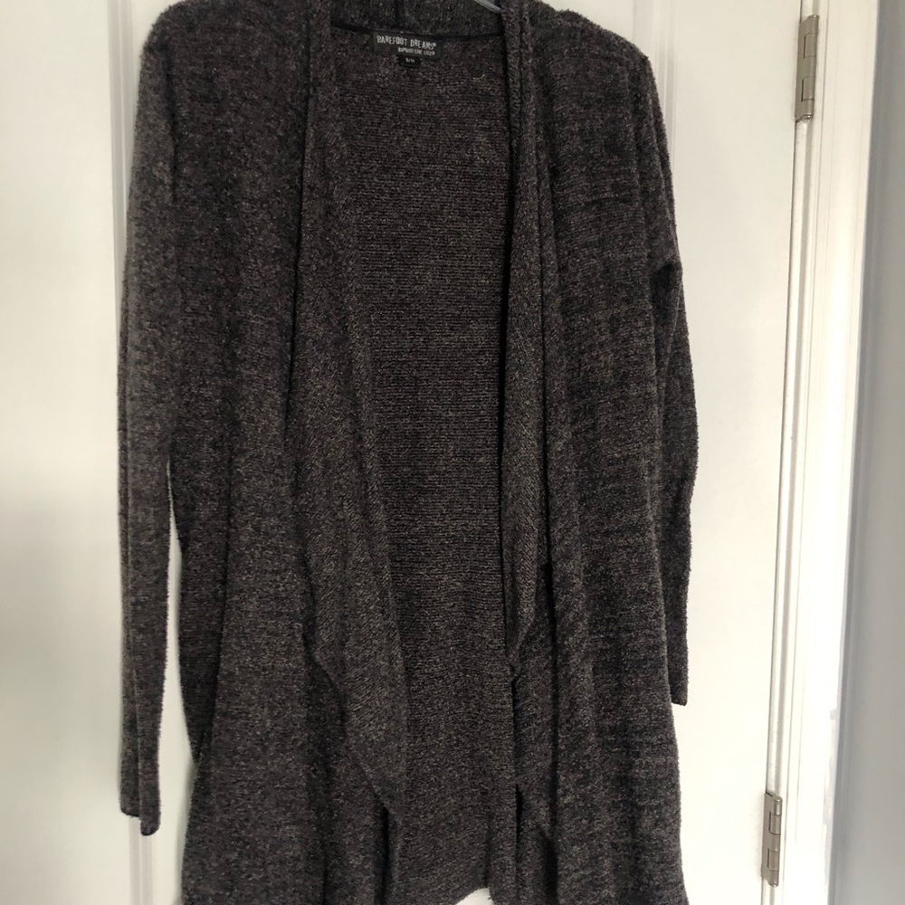Barefoot Dreams cascading waterfall sweater
